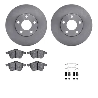 R1 Concepts WFWH1-74062 E- Line Series Brake Rotor W/ Ceramic Brake Pads & Hdw